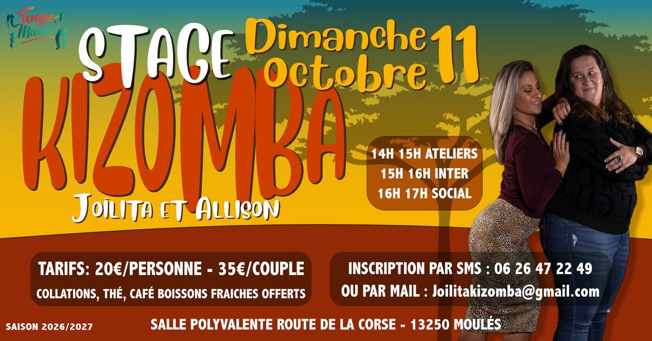 Stage KIZOMBA ⭐️Joïlita & Allison