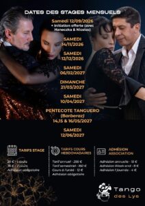 Stage Mensuel avec Nadia & Asdine Makouf ou Nadia Makouf & Bruno Calvo