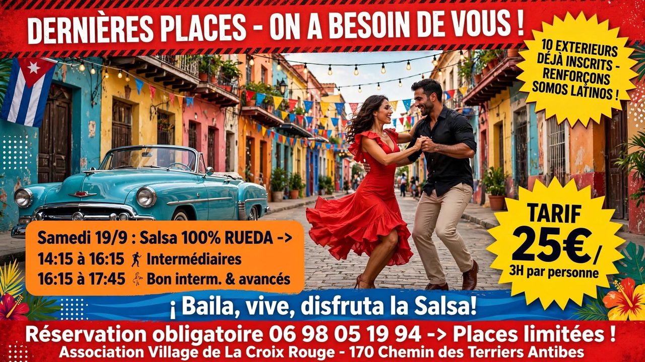 Stage Salsa cubaine 100% RUEDA