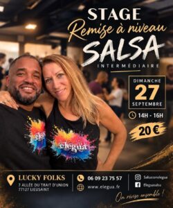 🔥 STAGE SALSA – REMISE À NIVEAU INTERMÉDIAIRE 🔥