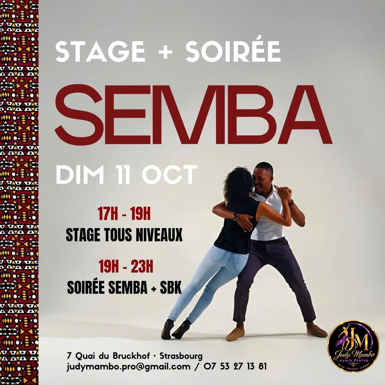STAGE + SOIRÉE 50% SEMBA, 50%SBK