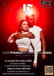 Stage WCS Igor et Fernanda du 10 octobre 2026