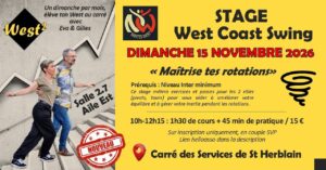 Stage West² « Maîtrise tes rotations »
