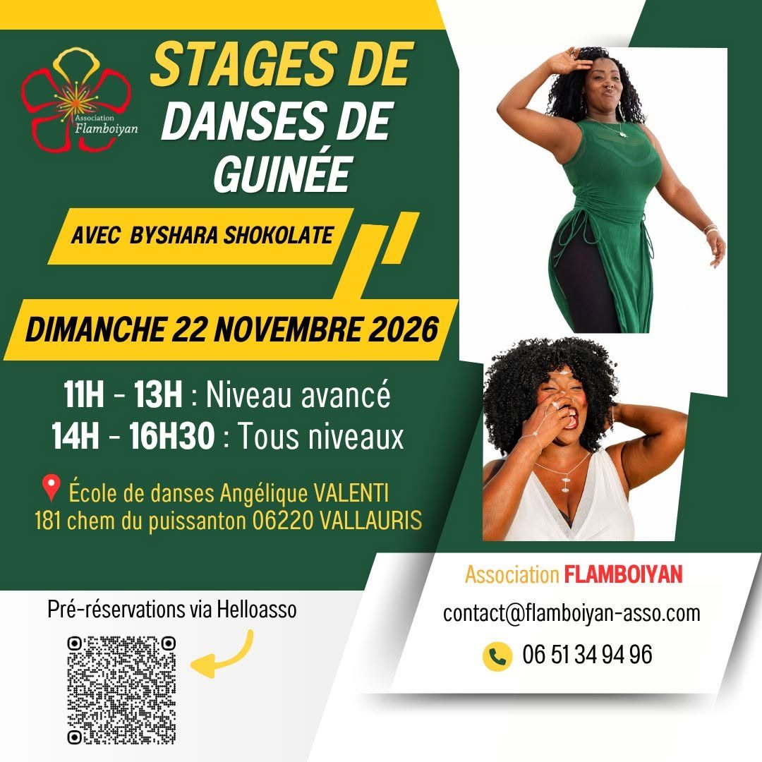 Stages de danses de Guinée avec BYSHARA SHOKOLATE (06)