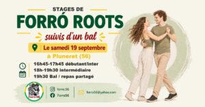 Stages de forró roots suivis d&rsquo;un bal. Saison 2026/27