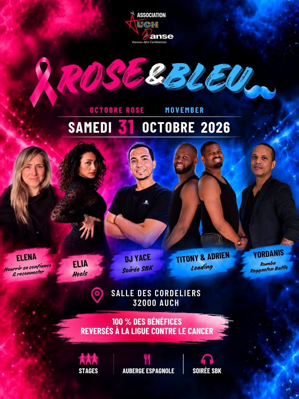Stages et Soirée SBK Rose & Bleu / Caritatif