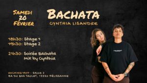 Stages + Soirée 100% Bachata samedi 20 février