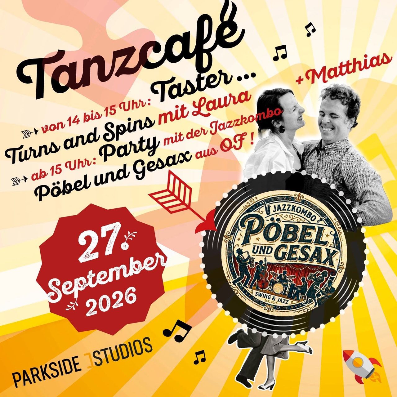 Swing Jets Tanzcafé mit Pöbel & Gesax live