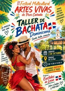 Taller de Bachata – Profe dominicano Euclides – II Festival « ARTES VIVAS » de Pozo Cañada