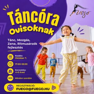 Táncóra ovisoknak | mozgás, ritmus és táncos alapok | Broadway Dance Center Budapest
