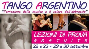 Tango Argentino: lezioni promozionali gratuite
