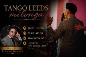 TANGO LEEDS MILONGA – OCTOBER 2026 EDITION