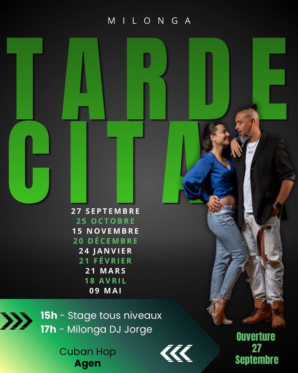 Tardecita – Stage & Milonga – Agen