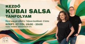 Teljesen kezdő kubai salsa | Hétfőnként
