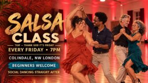 TGIF! Weekly Salsa dance classes for beginners, then social dancing