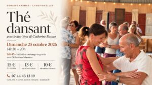Thé dansant au Domaine Naumad — avec Yves et Catherine Busato