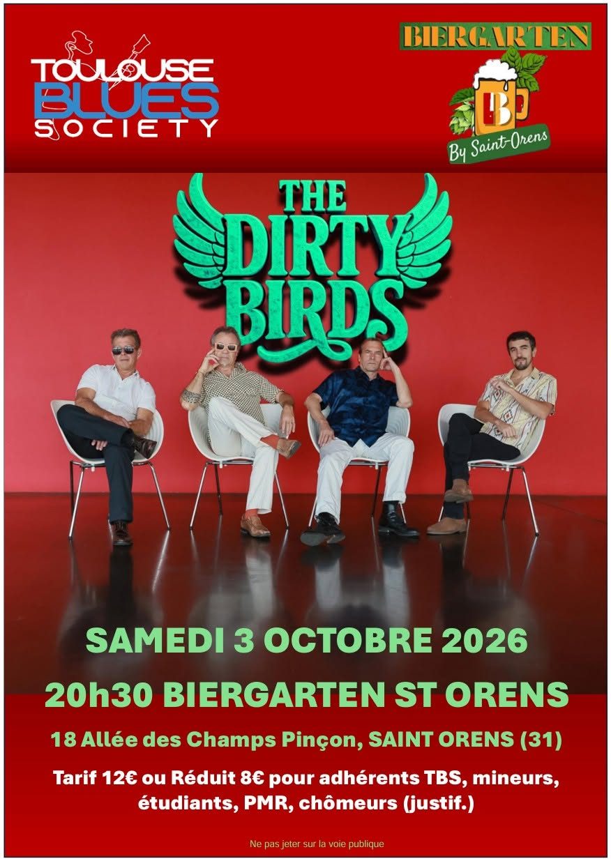 THE DIRTY BIRDS – BLUES CONCERT to DANSE