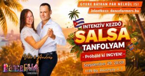 🔥Új Kezdő Salsa Tanfolyam – Jelentkezz Ingyenes Órádra!🔥