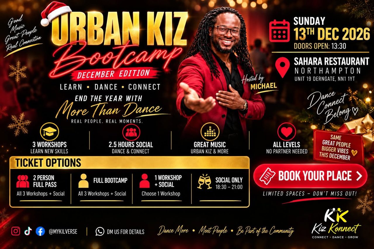 Urban Kiz Bootcamp (Dec) | Dance Northampton