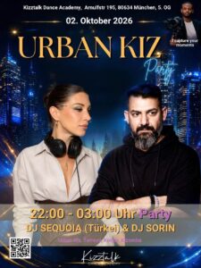 UrbanKiz Party @ Kizztalk mit DJ Sequoia & DJ Sorin