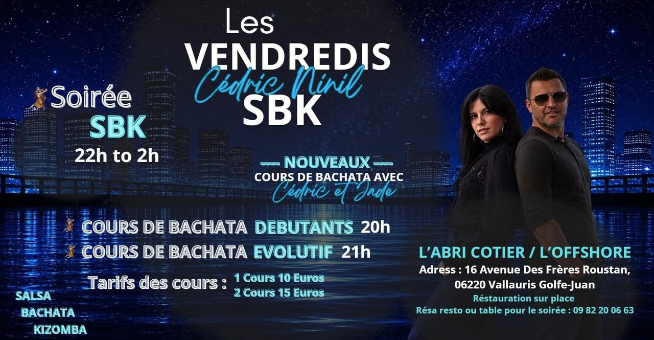 🔥Vendredi 11 Septembre Cédric Ninil SBK🍹🍸🕺💃