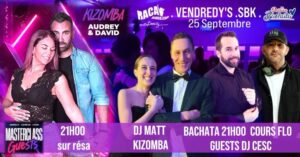 Vendredy&rsquo;s SBK 25 sept « Masterclass + Cours + Soirée » Annecy
