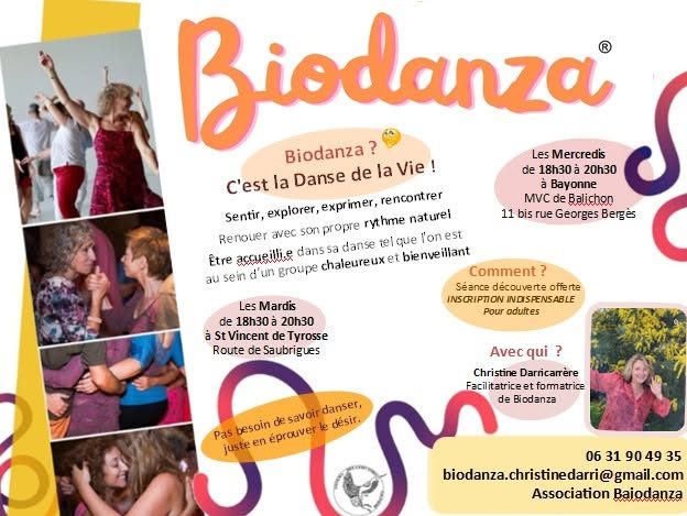 Venez découvrir la Biodanza – Le 1er cours est offert