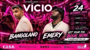 VÍCIO: Saturday Night Kizomba Classes & Party in London Until 5AM — 24 Oct