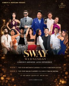 WEDNESDAYS | Bachata & Salsa Classes & Social Dancing – SWAY