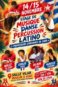 WEEK-END CUBANISMO (STAGES DANSE et MUSIQUE)
