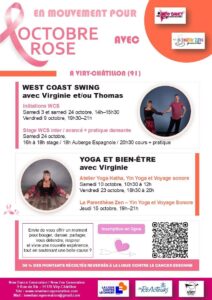West Coast Swing, Yoga, Voyage Sonore en mouvement pour Octobre Rose