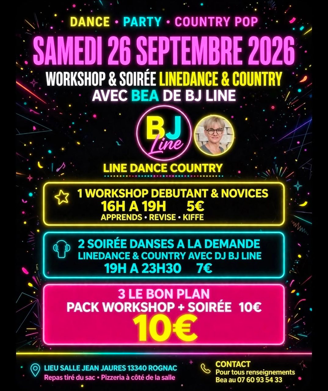 workshop et soirée bj line