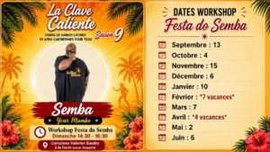 Workshop Festa Do Semba avec Yvar Mambo