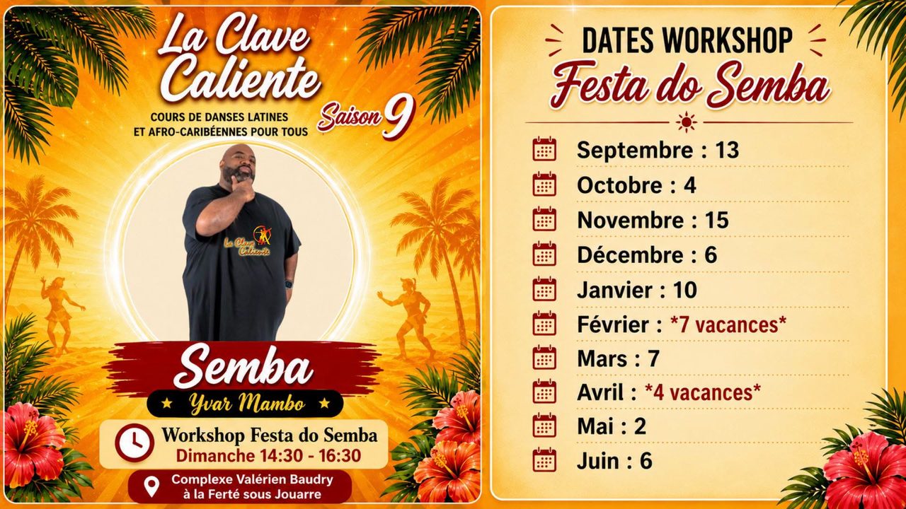 Workshop Festa Do Semba avec Yvar Mambo