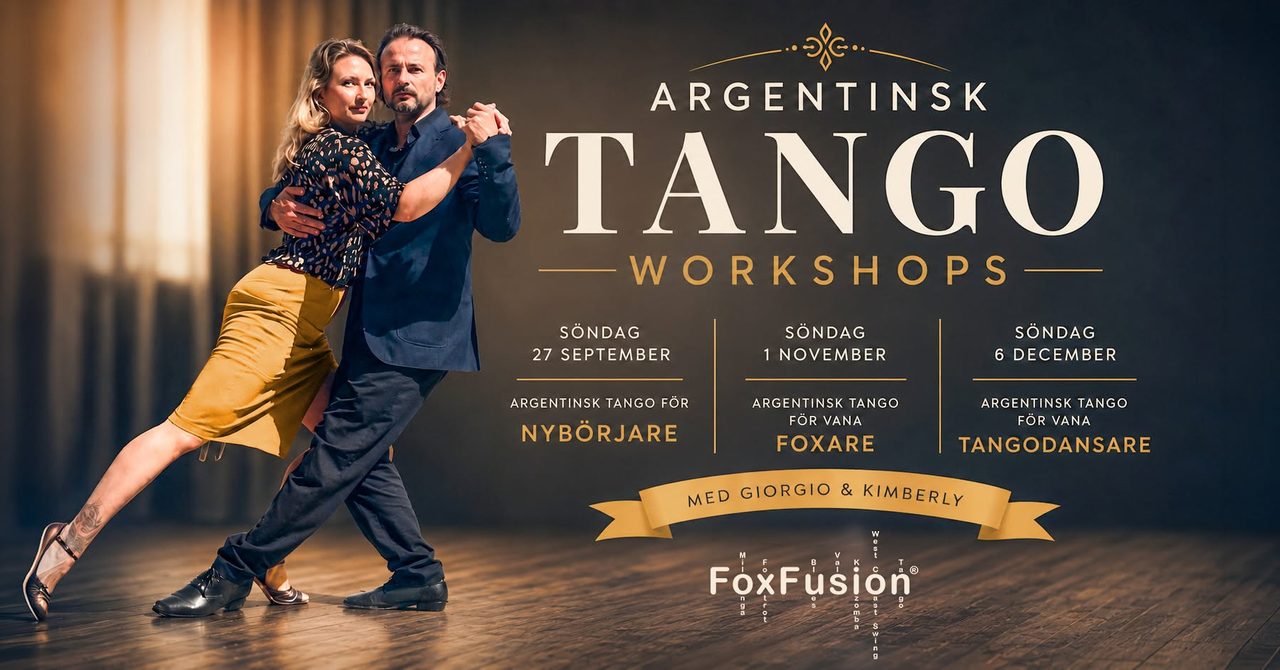Workshop i argentinsk tango med Giorgio Regnoli och Kimberly Lood