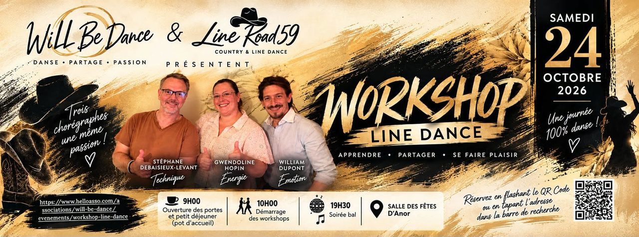 Workshop Line Dance Exceptionnel avec Gwendoline Hopin !