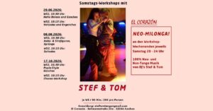 Neo-Milonga 20.06./08.08./17.10.2026 – DJs Stef & Tom