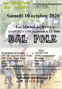 XI ème bal folk de La Trinité du Mont
