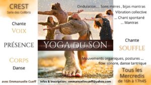 YOGA du SON tous les Mercredis 🕉️ CREST 🕉️ Salle des Colibris