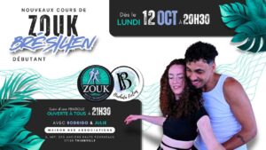 Zouk Brésilien Débutant à Thionville by Julie & Rodrigo
