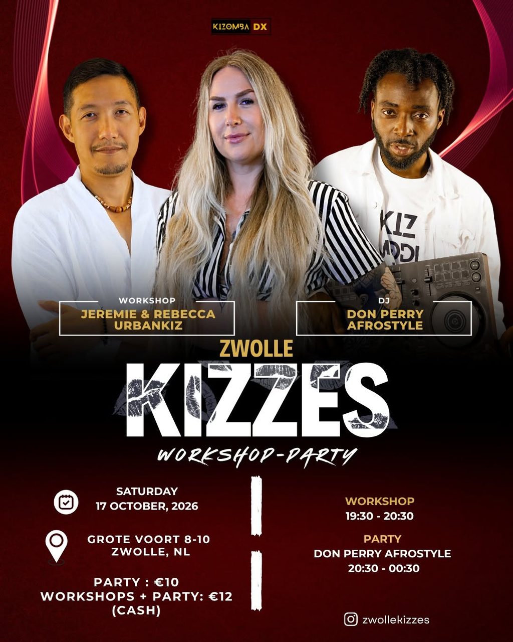 ZWOLLE KIZZES – WORKSHOP-PARTY