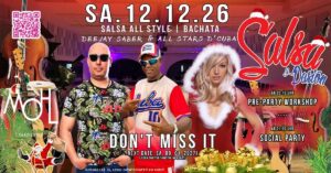 12/12 𝗦𝗮𝗹𝘀𝗮 𝘆 𝗣𝗮𝘀𝗶́𝗼𝗻 @Mohl Tanzschule ❖ X-MAS EDITION ❖