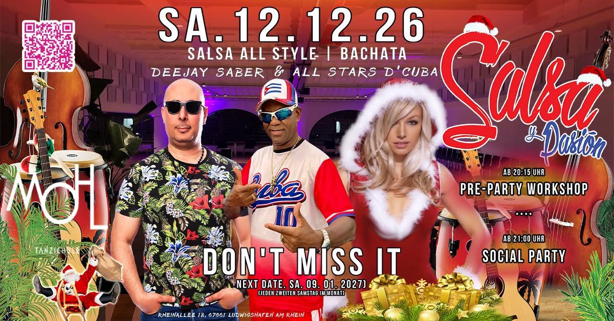 12/12 𝗦𝗮𝗹𝘀𝗮 𝘆 𝗣𝗮𝘀𝗶́𝗼𝗻 @Mohl Tanzschule ❖ X-MAS EDITION ❖