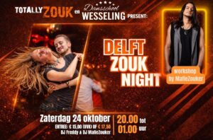 24/10- DELFT ZOUK NIGHT met Workshop MafieZouker