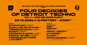 ADE – Four Decades of Detroit Techno Vol. 1 – Pre-Release Event