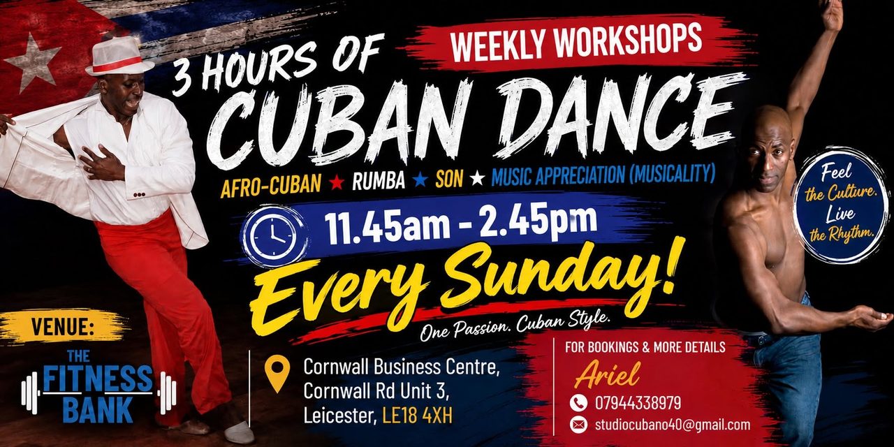 🇨🇺💃🏾Afro-Cuban, Rumba & Son Workshops in Leicester 🕺🏾🇨🇺