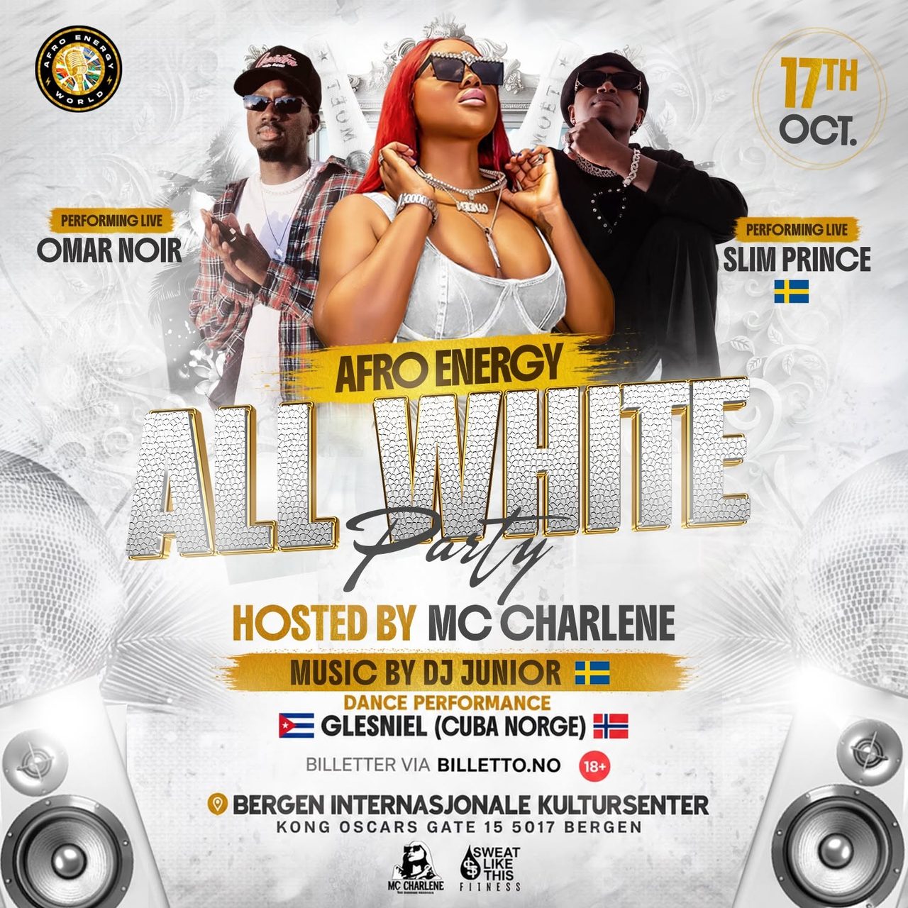 Afro Energy All White Party, Slim Prince & Omar Noir Live
