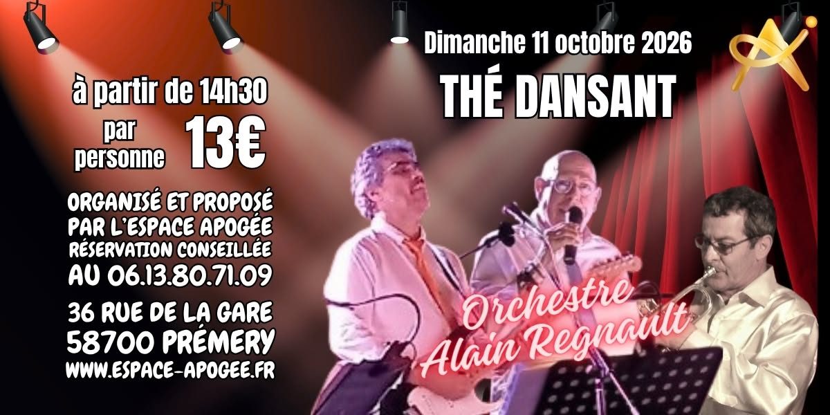 Alain Regnault et son orchestre à l&rsquo;Espace Apogée