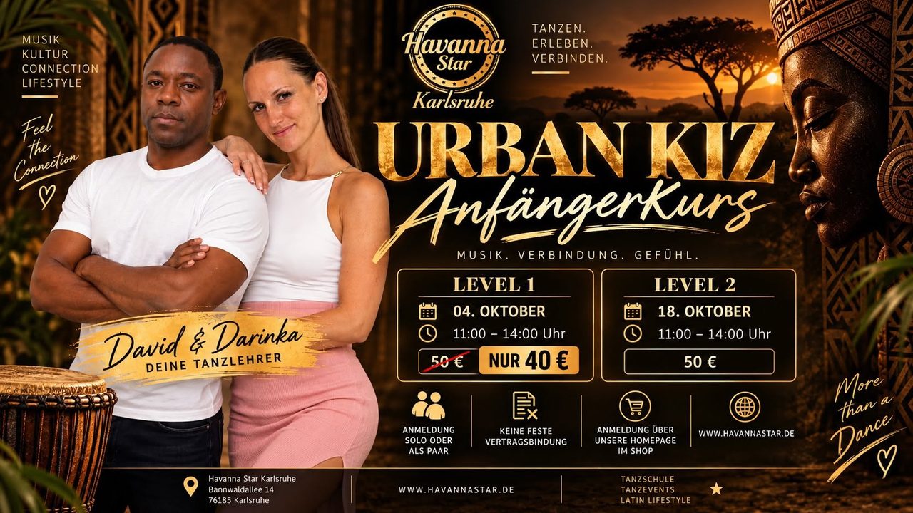 AnfängerTanzkurs 💫Urban Kiz💫 Soloanmeldung möglich