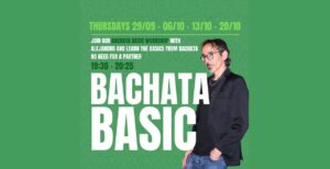 BACHATA BASIC Workshop (4 Einheiten) mit Alejandro